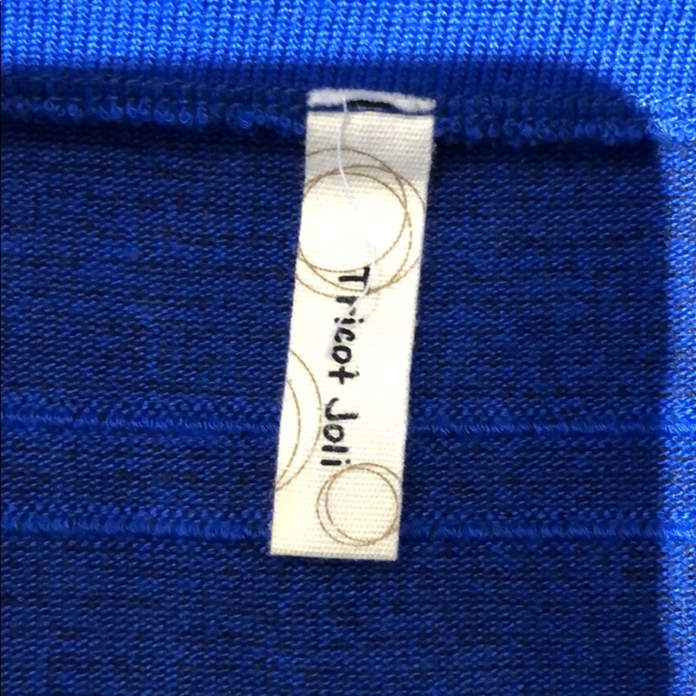 Blue figure hugging mini skirt - Picture 2 of 3